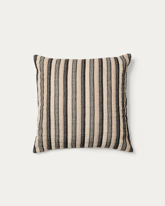 Isena 100% cotton cushion cover with multicoloured embroidery 50 x 50cm