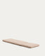 Maoni beige 100% PET sun lounger cushion 50 x 175cm