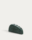 Signe large, green marble candlestick, 10 cm