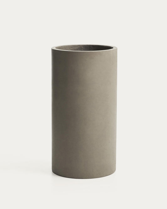 Aiguablava grey cement planter Ø 42cm