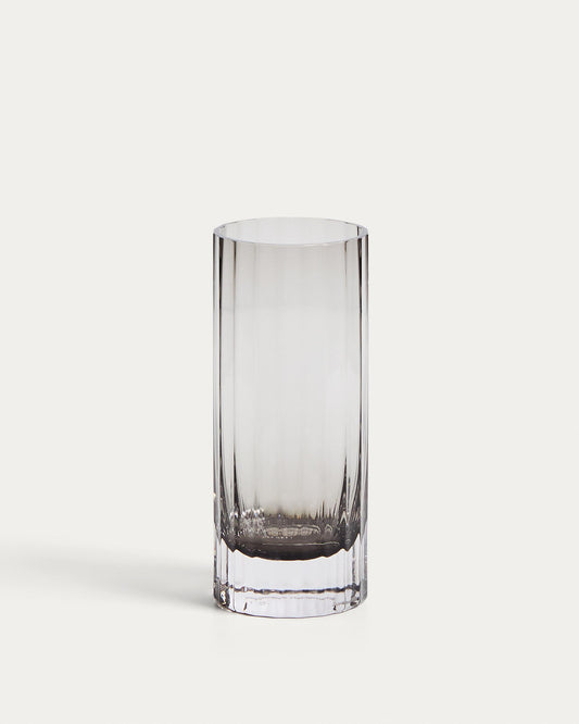 Clarien grey glass cup, 30 cl