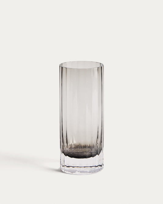 Clarien grey glass cup, 30 cl