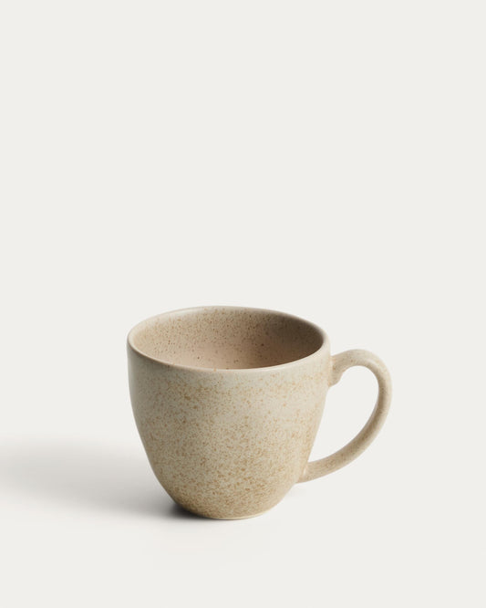 Sarel beige ceramic mug