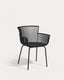 Surpika outdoor chair in black