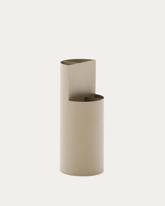 Atin beige metal small umbrella stand