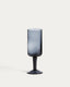 Obila wine glass made of blue recycled glass