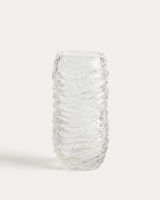 Vorma clear glass vase 29.5cm