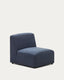 Neom seat module in blue, 75 cm FSC Mix Credit