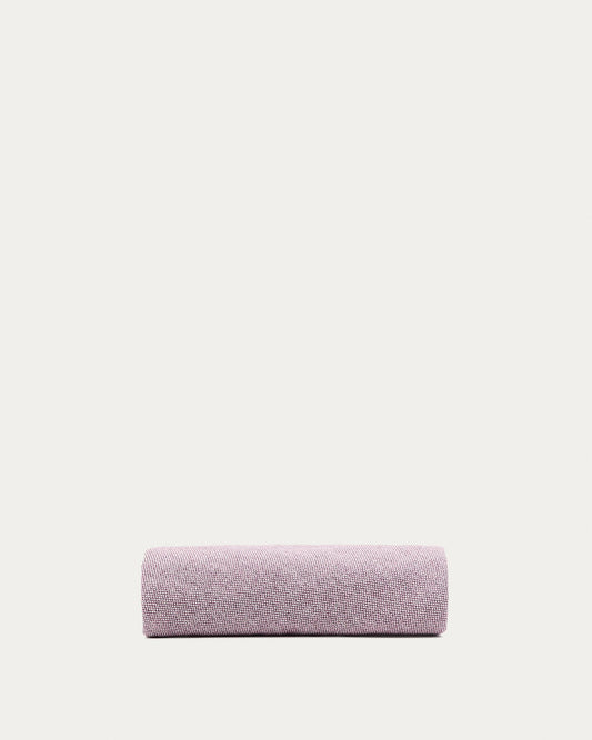 Kaeli purple footrest cover Ø43cm
