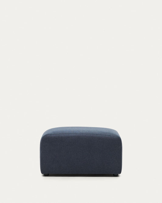 Neom footrest in blue, 75 x 64 cm FSC Mix Credit