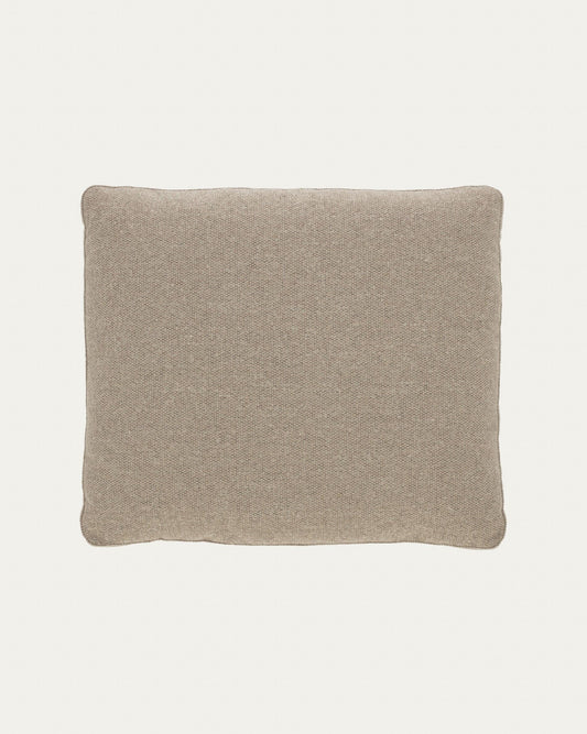 Blok beige chenille cushion 50 x 60cm