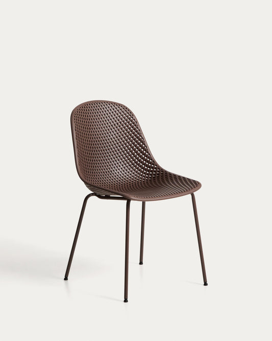 Quinby brown outdoor chair