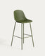 Quinby green outdoor stool 75cm