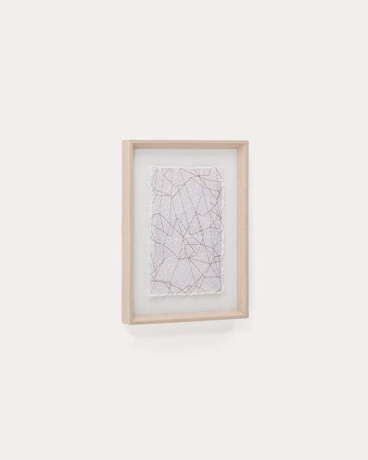 Durkan white picture on recycled paper 30 x 40cm