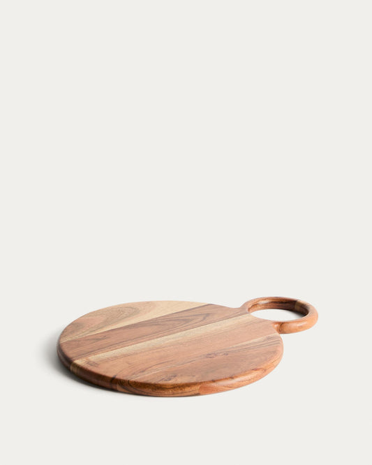 Dalme acacia wood serving board Ø26.5cm