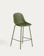 Quinby green outdoor stool 65cm