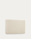 Tanit headboard with removable white linen cover for a bed up to 160 cm