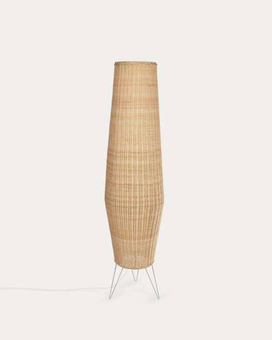 Kamaria large rattan table lamp with natural finish
