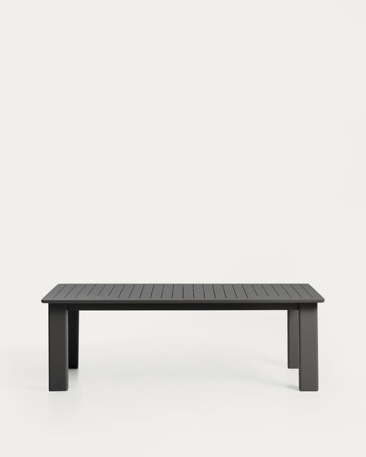 Livorno extendable table in graphite aluminium 233(350) x 100 cm