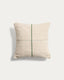 Atima green 100% PET jacquard cushion cover 45 x 45cm