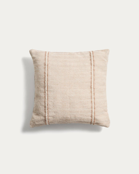 Drati beige 100% PET cushion cover 45 x 45cm