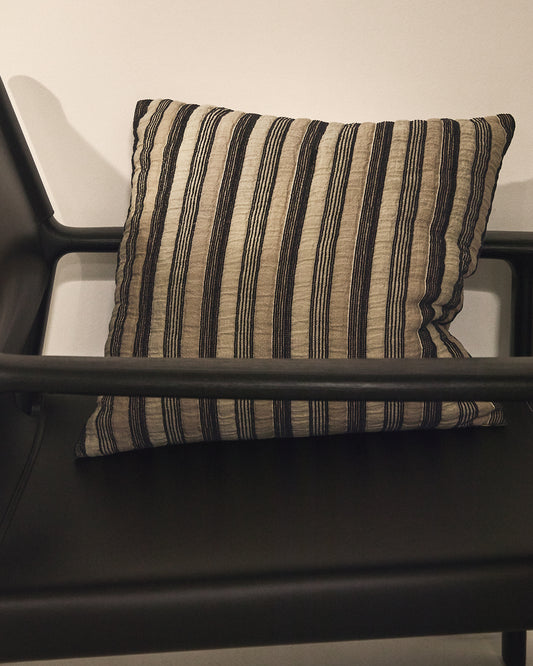 Isena 100% cotton cushion cover with multicoloured embroidery 50 x 50cm