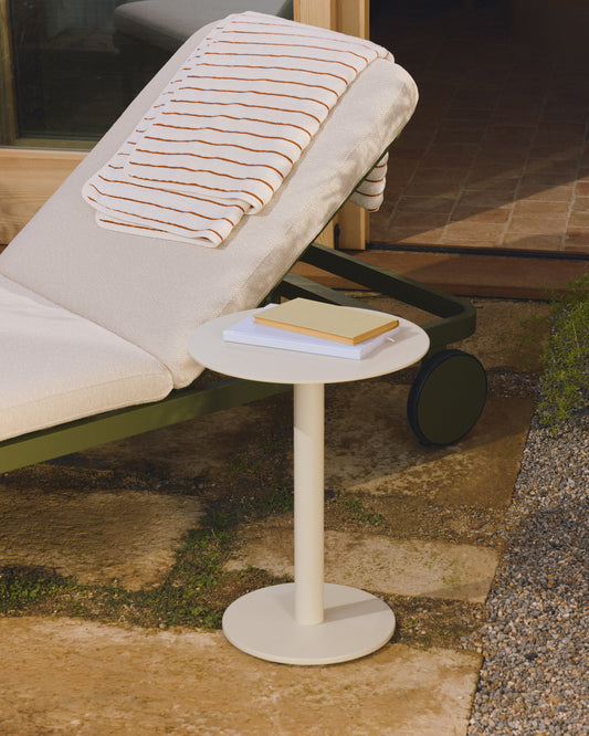 Dorane 100% cotton towel with orange stripes 30 x 50cm