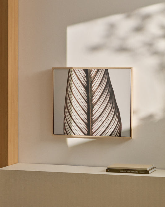 Foliae leaf photograph picture 52.5 x 62.5cm