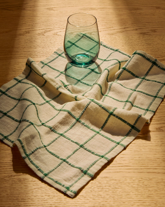 Irides blue glass cup, 42 cl