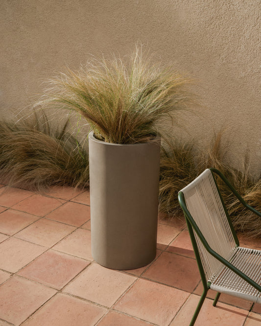 Aiguablava grey cement planter Ø 42cm