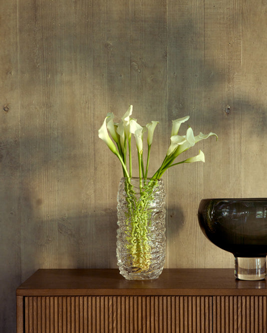 Vorma clear glass vase 29.5cm