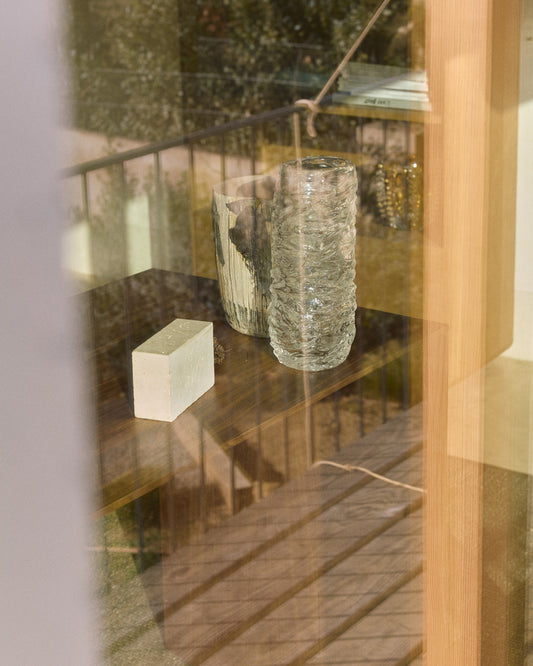 Vorma clear glass vase 29.5cm