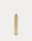 Ise bed base leg made of solid beech wood with a natural tone finish