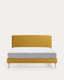 Dyla bed cover in mustard for a 160 x 200 cm mattress