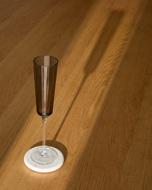 Clarien grey champagne glass, 18 cl