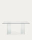 Burano glass table 180 x 90 cm
