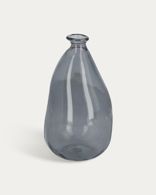 Brenna medium blue vase