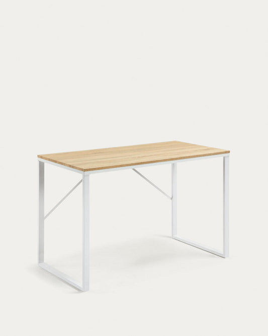 Rectangular white Talbot desk 120 x 60 cm