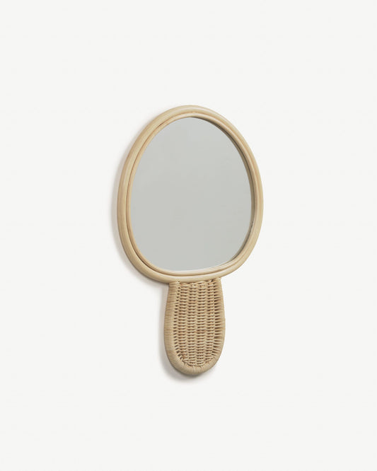 Nauze rattan mirror, 34 x 50 cm