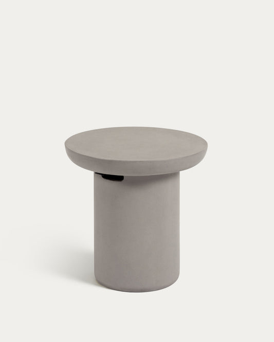 Taimi concrete round outdoor side table Ø 50 cm