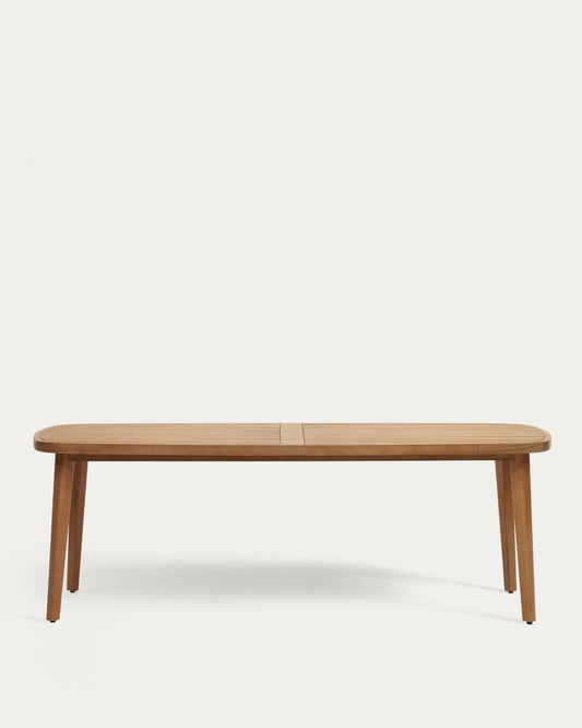 Maset 100% outdoor suitable table in solid eucalyptus wood, 225 x 100 cm, FSC