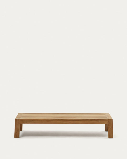 Forcanera coffee table in solid teak, 150 x 71 cm