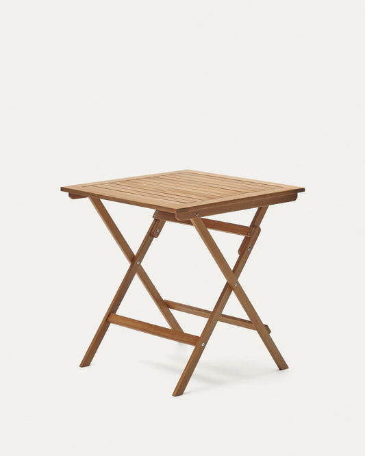 Sadirar folding outdoor table made from solid acacia wood, 70 x 70 cm FSC 100%