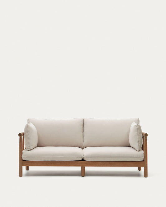 Sacova 2 seater sofa, made from solid eucalyptus wood 195 cm