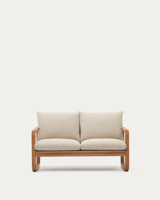 Sacaleta 2 seater sofa, made from solid eucalyptus wood 142 cm