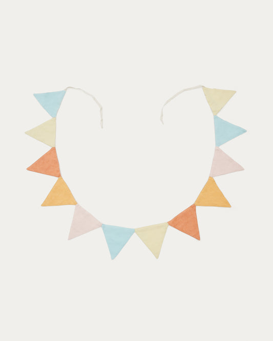 Delin multicoloured bunting garland 100% Cotton 250 cm