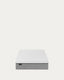 Eva viscoelastic mattress with removable cover 90 x 200 cm