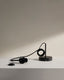 Fluvia metal lamp fittings in a black finish, 250 cm