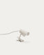 Jula small lamp with clamp in grey metal