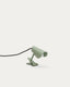 Jula small lamp with clamp in green metal